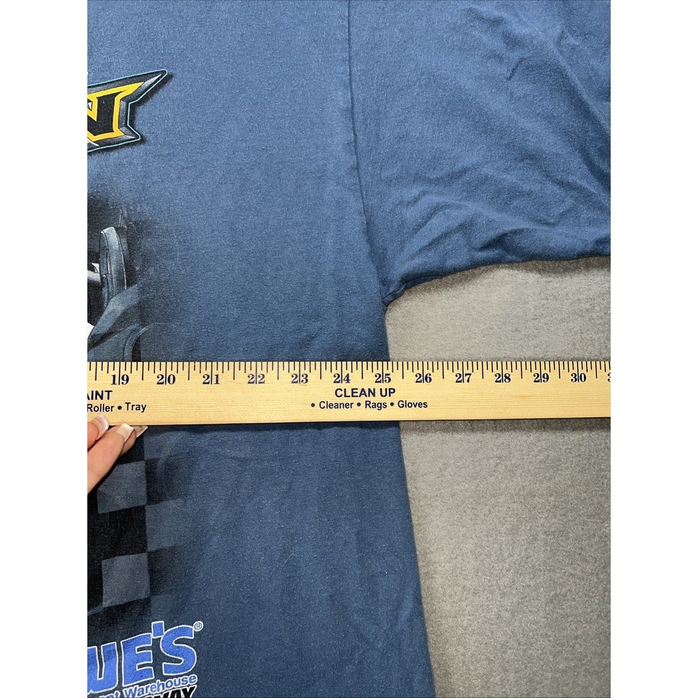 VTG NASCAR Double Sided Shirt Charlotte Speed Demon Mens 2XL XXL Racing Dale Y2K - Picture 5 of 11